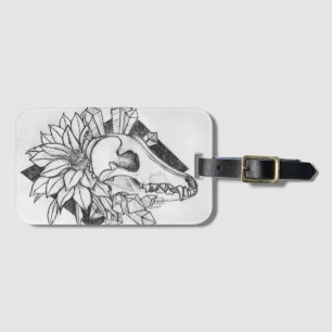 Crystal Coyote  Luggage Tag