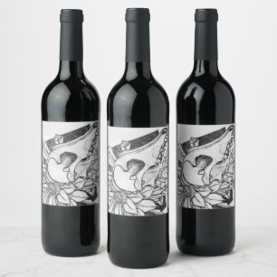 Crystal Coyote Wine Label