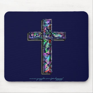 Crystal Cross Mouse Mat