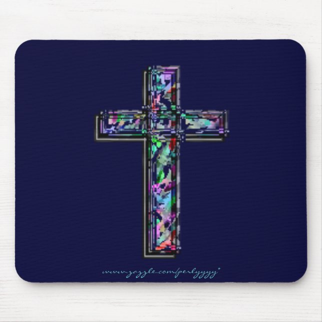 Crystal Cross Mouse Mat (Front)