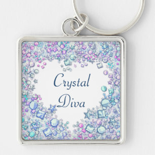 Crystal Diva Key Ring