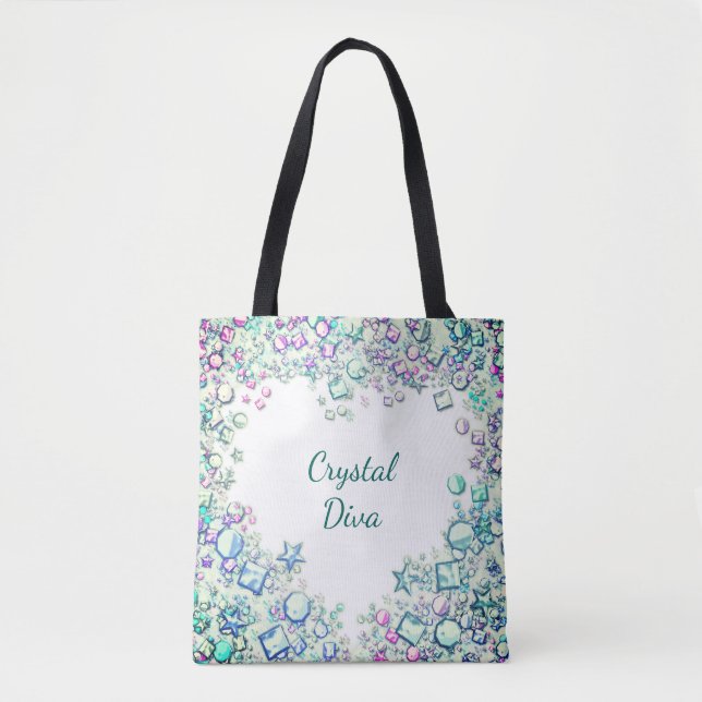 Crystal Diva Tote Bag (Front)