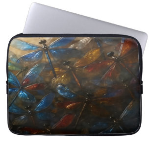 Crystal Dragonflies Laptop Sleeve