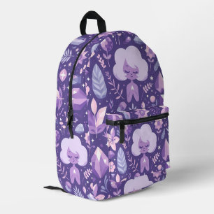 Crystal Dreams Pattern Printed Backpack