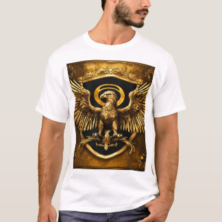 Crystal Eagle Design T-Shirt – Majestic & Bold''