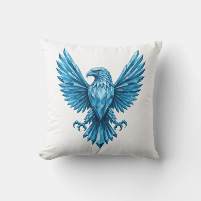Crystal Eagle Emblem - Symbol of Freedom and Ambit Cushion (Front)