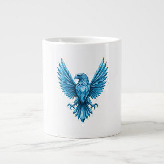 Crystal Eagle Emblem - Symbol of Freedom and Ambit Large Coffee Mug