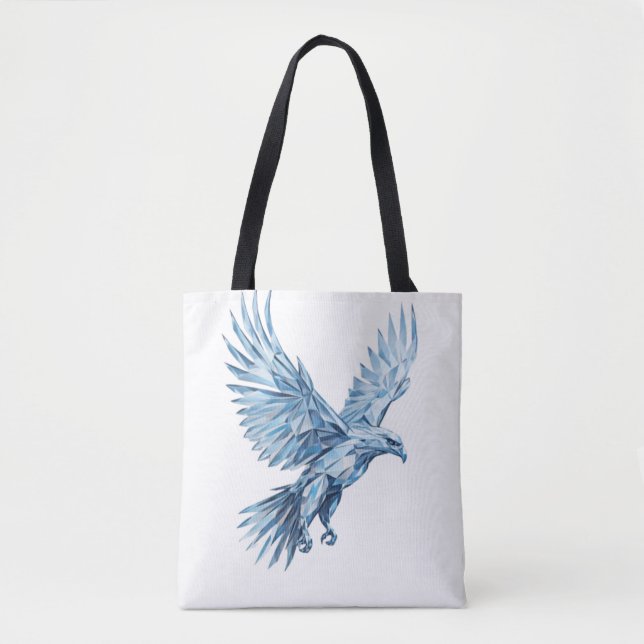 Crystal Eagle: Embrace Transformation Tote Bag (Front)