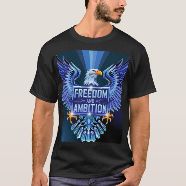 Crystal Eagle Icon T-Shirt Design (Front)