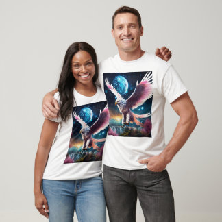 "Crystal Eagle in Flight T-Shirt – Symbol of Indep