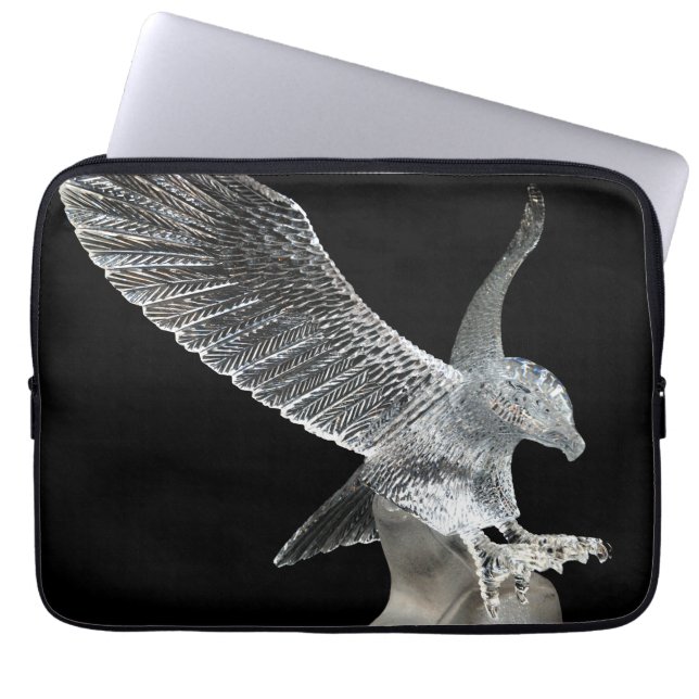 Crystal Eagle Laptop Sleeve (Front)