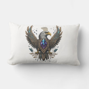 Crystal Eagle Lumbar Pillow