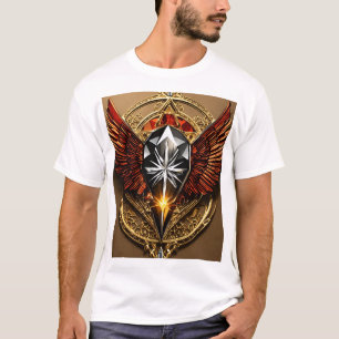 Crystal Eagle T-Shirt: Wild Spirit Unleashed T-Shirt
