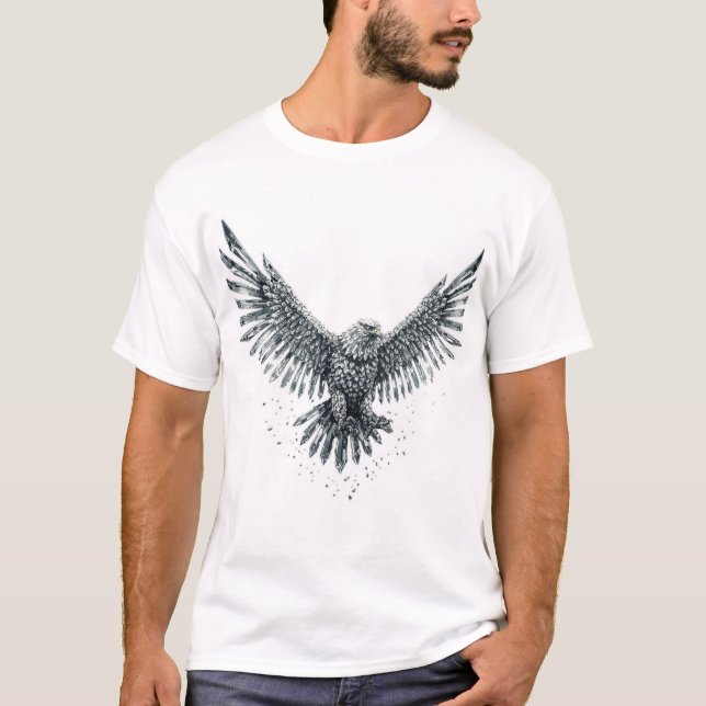 Crystal Eagle Transformation T-Shirt (Front)