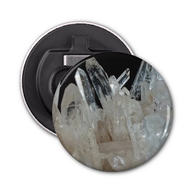 Crystal Energy Quartz Cluster Bottle Opener (Front)