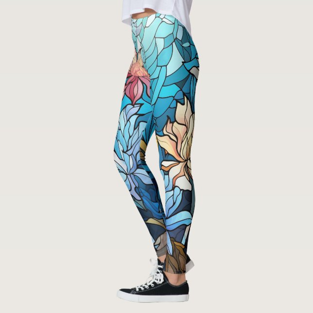 Crystal Flower Leggings – Pretty (Left)