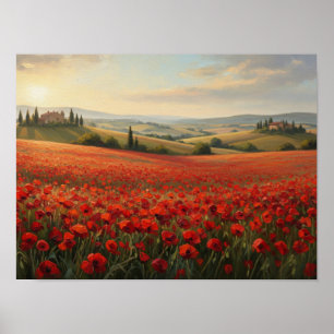 crystal forest, enchanted woods, fantasy landscape poster