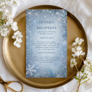 Crystal Frost Surrounding Winter Glow Enclosure Card