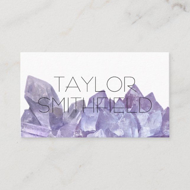 crystal gem business card (Front)