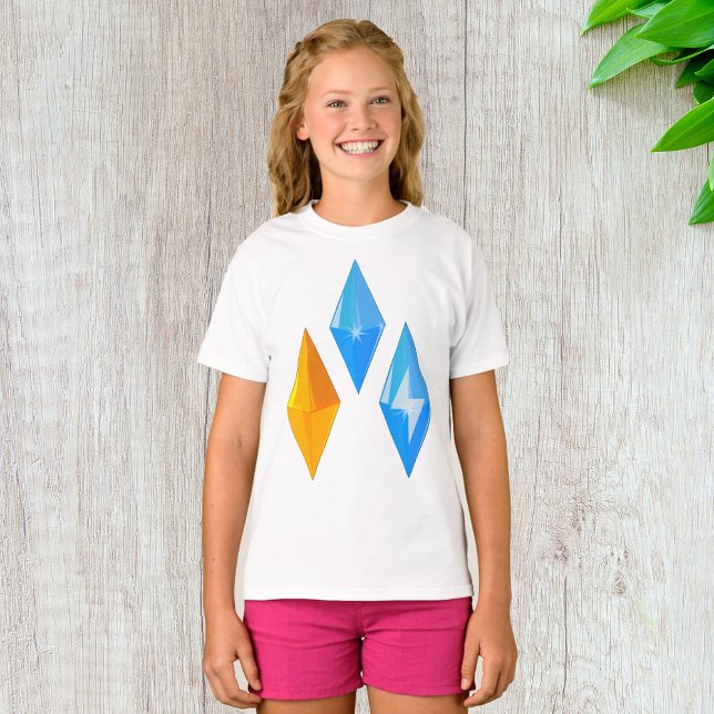 Crystal Gems Girls T-Shirt (Creator Uploaded)