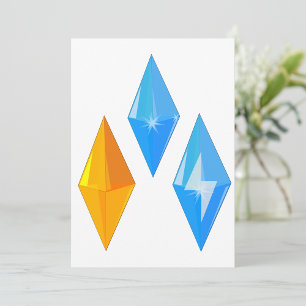 Crystal Gems Invitations