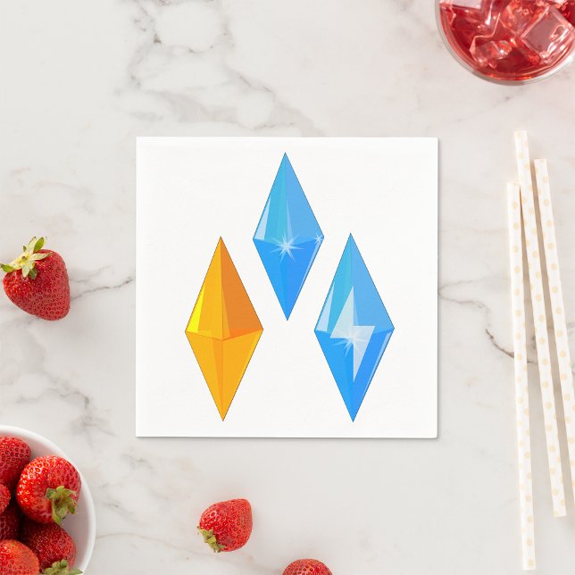Crystal Gems Paper Napkins (Creator Uploaded)