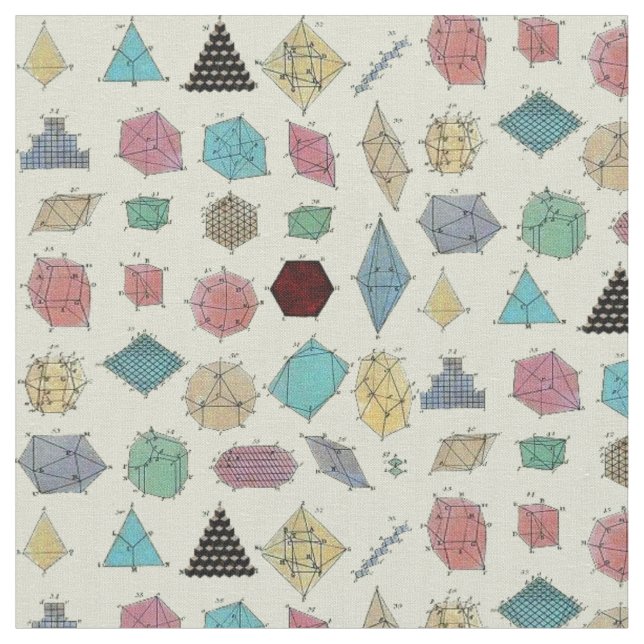 Crystal Geometry Fabric (Close Up)