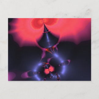 Crystal Ghost – Salmon & Indigo Surprise  Embrace Postcard