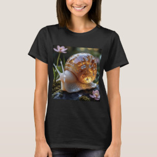 Crystal Glass Glowing Snail Nature Women's T-Shirt