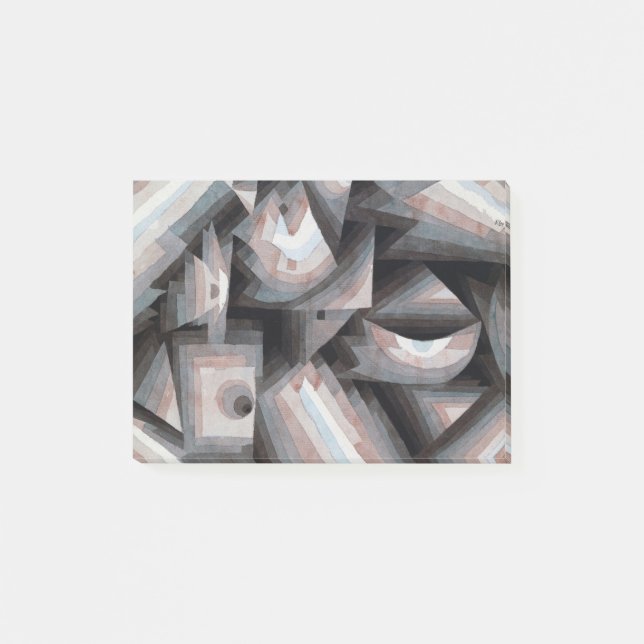 Crystal gradation (1921) by paul klee post-it notes (Front)