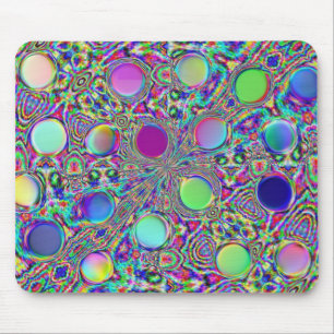Crystal Groovy Polka Dots Mouse Mat