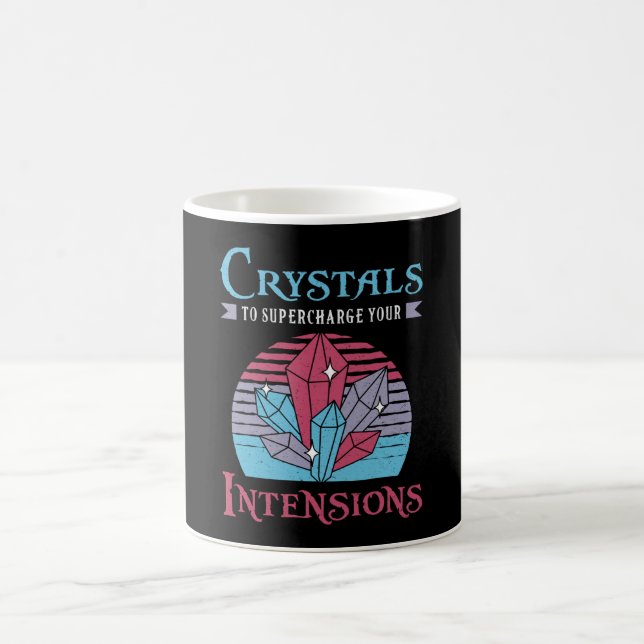 Crystal Healing Crystals To Supercharge Chakra Coffee Mug (Center)