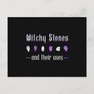 Crystal Healing Witchy Stones And Their Uses Heal Postcard
