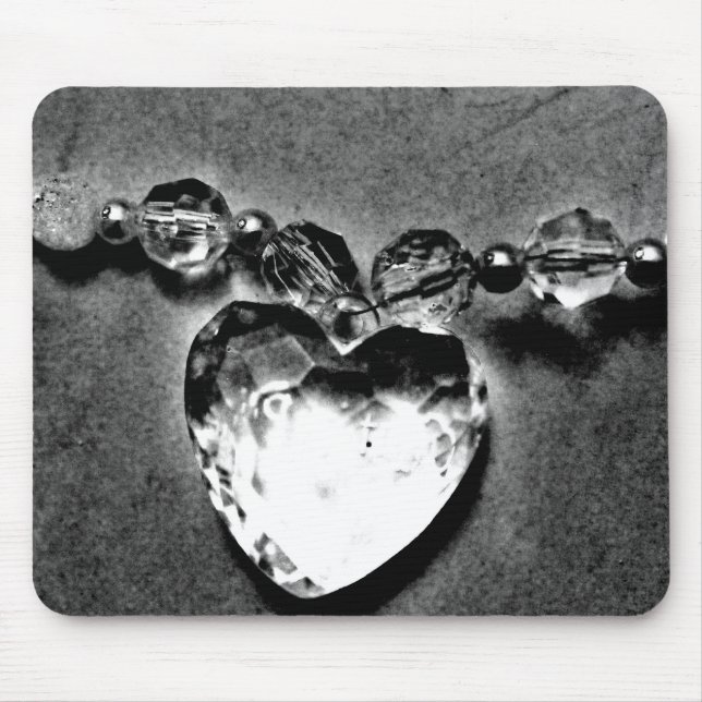 Crystal Heart Mouse Mat (Front)