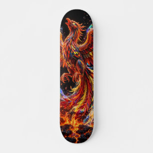 Crystal Ice Dragon Mosaic Skateboard