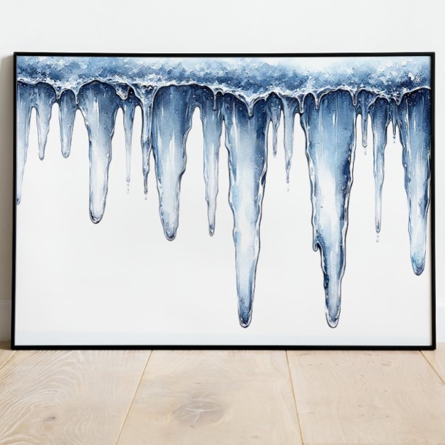 Crystal Icicle Art Poster (Creator Uploaded)
