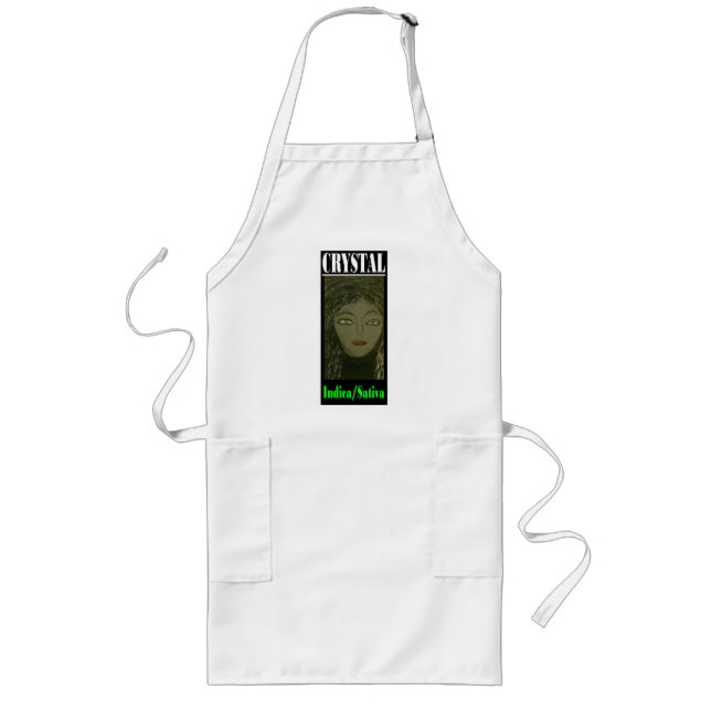 CRYSTAL INDICA SATIVA LONG APRON (Front)