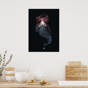 CRYSTAL JELLYFISH by Alexandra Dikaia Poster