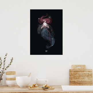 CRYSTAL JELLYFISH by Alexandra Dikaia Poster