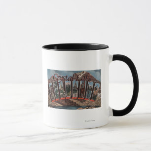 Crystal Lake, Colorado - Large Letter Scenes Mug