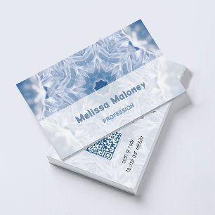 Crystal Mandala   QR Code Business Card