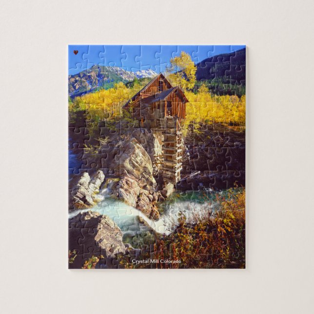 Crystal Mill Colorado. Jigsaw Puzzle (Vertical)