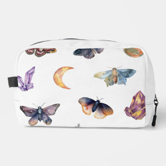 Crystal Moth Witchy Mystical Pattern Bag Pouch