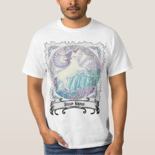 Crystal mountain Pegasus custom name T-Shirt