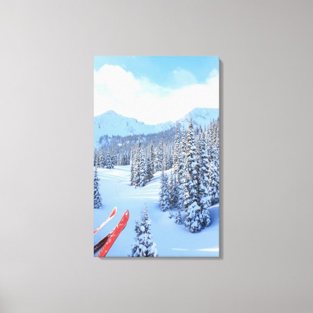 Crystal Mountain Ski Resort, near Mt. Rainier 2 Canvas Print (Front)