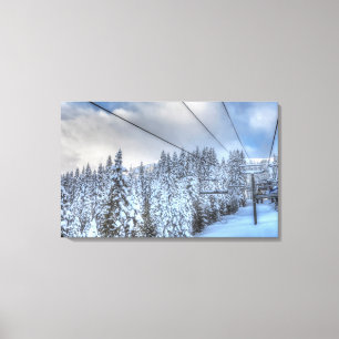 Crystal Mountain Ski Resort, near Mt. Rainier 3 Canvas Print