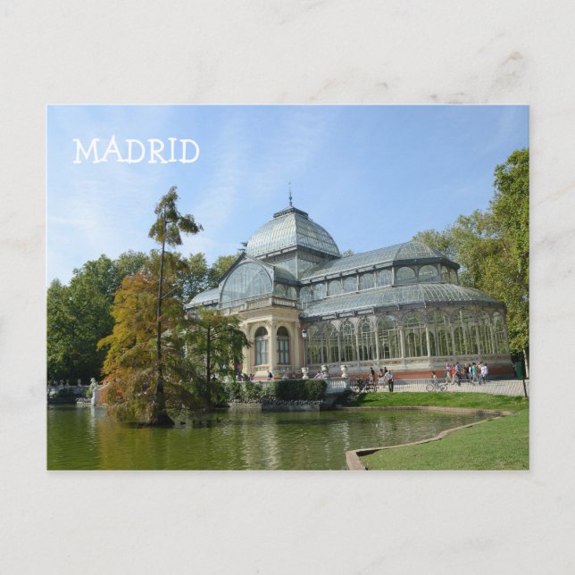Crystal Palace, Madrid Postcard (Front)