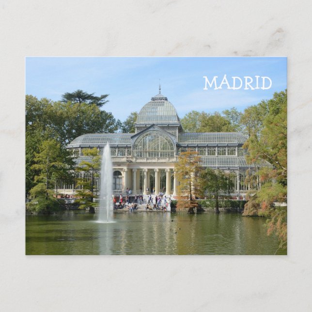 Crystal Palace, Madrid Postcard (Front)