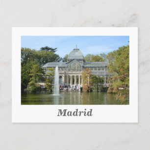 Crystal Palace, Madrid Postcard