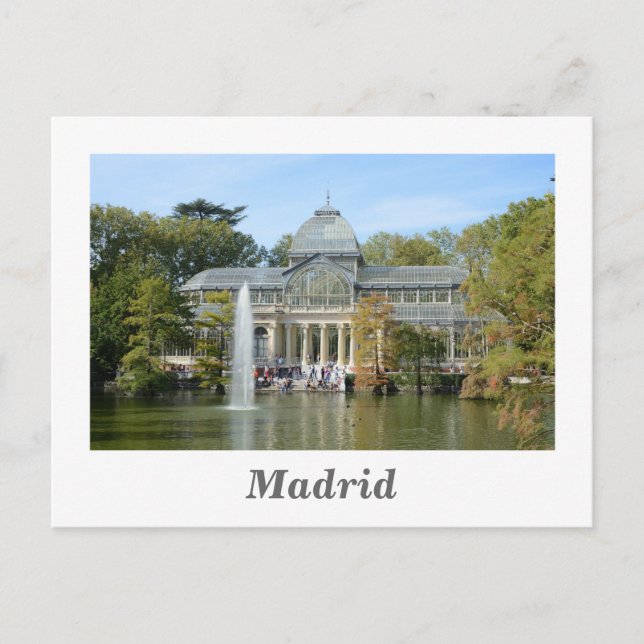 Crystal Palace, Madrid Postcard (Front)